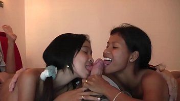 play Two girls almost quarrel over the dick that licks her more