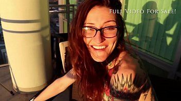 play She lives with a tattooed spectator who gives a blowjob and has hard sex